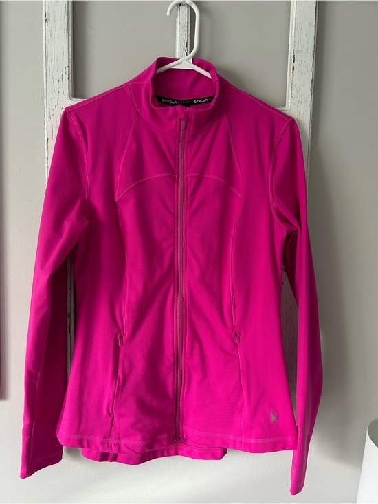 Spyder Sweaters - Spyder Women's Bright Magenta Full-Zip Utility Jacket